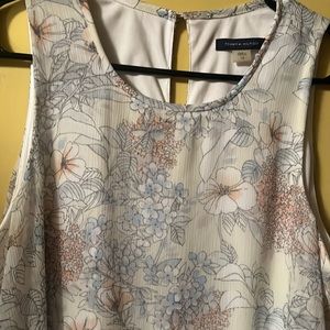 Tommy Hilfiger short pink and light blue floral dress size 10